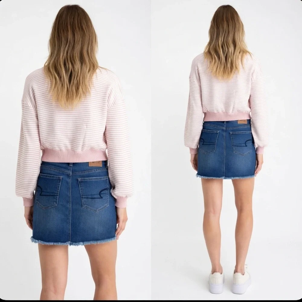 AEO Super Stretch X Denim Skirt